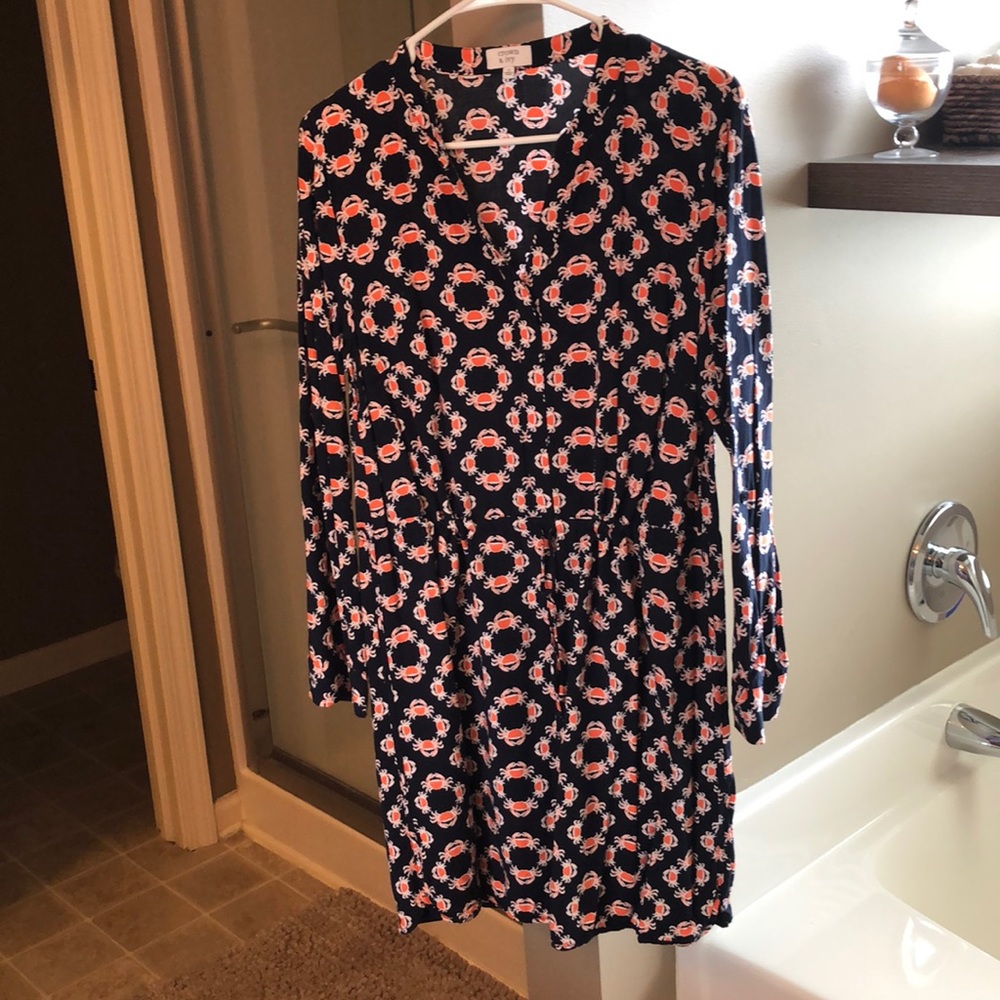 Crown & Ivy crab print dress